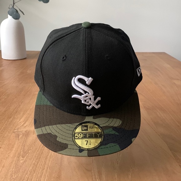 Chicago White Sox Camo Baseball Hat 